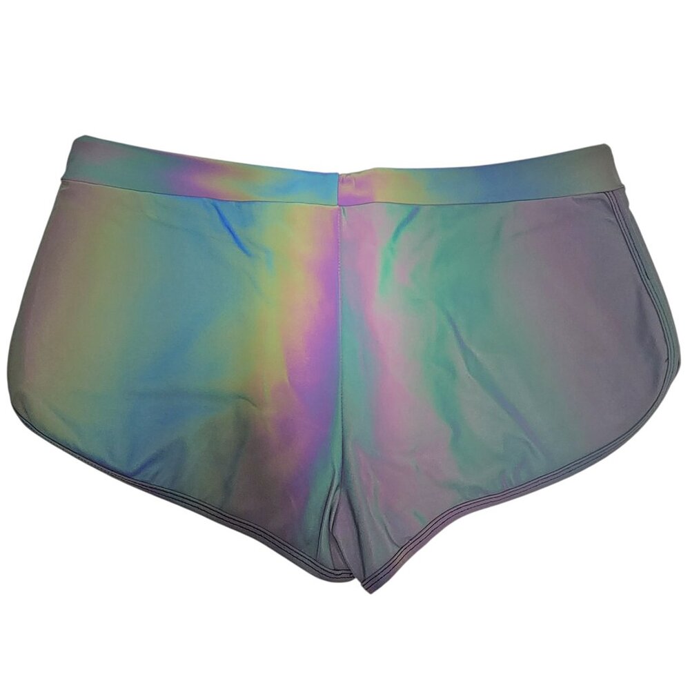 Reflective Runner Style Shorts with Drawstring - Picture 7 of 15